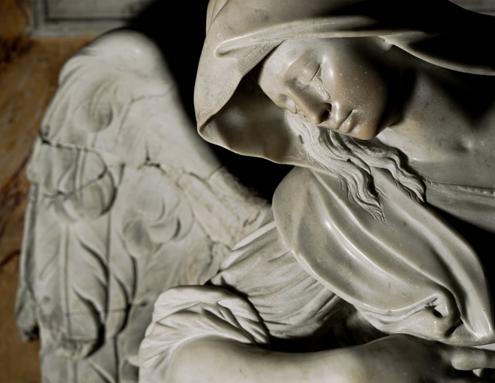 dettaglio gruppo scultoreo I Principi di Sansevero