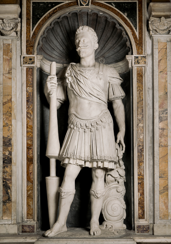 gruppo scultoreo: monumento a paolo di sangro, secondo principe di sansevero