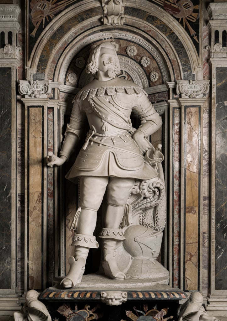 gruppo scultoreo: monumento a paolo di sangro, quarto principe di sansevero