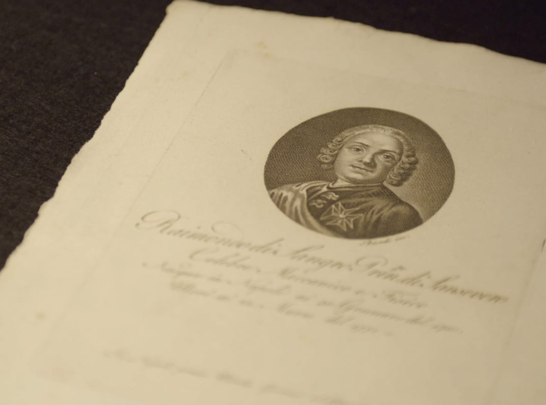 ritratto Raimondo di Sangro