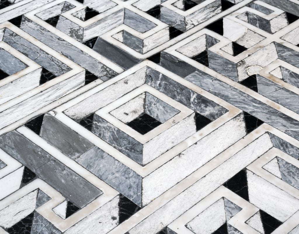 dettaglio Pavimento labirintico