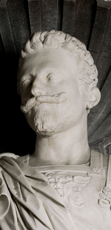 dettaglio gruppo scultoreo I Principi di Sansevero